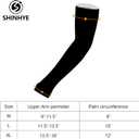ShinHye Gardening Sleeves UV Protection Cooling Sleeves Seamless Farmers Sleeves Anti-Scratch Arm Sleeves for Gardening UPF 1000+