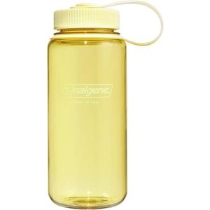 Nalgene Sustain Tritan BPA-Free Water Bottle Made with Material Derived from 50% Plastic Waste (using ISCC certified mass balance), 16 OZ, Wide Mouth, Butter