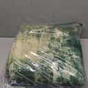 Green Vintage Distressed Carpet for Living Room, 5x7 Non-Slip Washable Low Pile Abstract Design Rug, Space Saving Area Rug for Bedroom, Dining Room