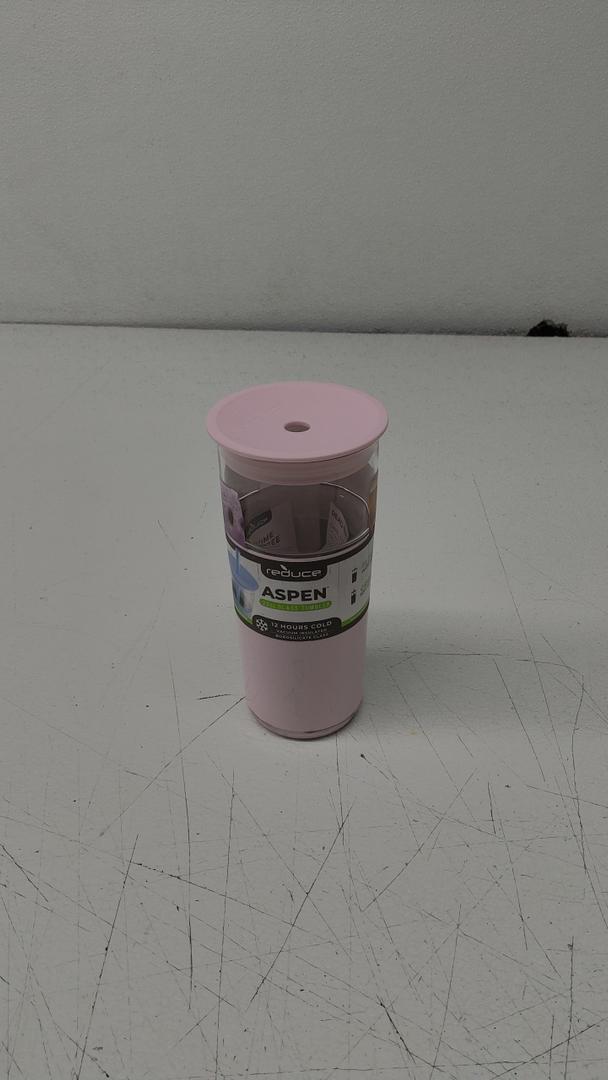 REDUCE Aspen 20 oz Vacuum Insulated Glass Tumbler with Lid & Extra Wide Straw - Keeps Drinks Cold for 12 Hrs - Ideal for Iced Coffee, Smoothies & Boba - Dishwasher Safe, Soft Base - Matcha