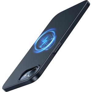 TORRAS Magnetic Slim Fit for iPhone 16e Case 2025, Ultra-Thin 16e Case Compatible with MagSafe, Lightweight Matte Anti-Scratch Hard PC Cover Phone Case for iPhone 16e 6.1'' Origin Fit, Black