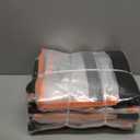 4 Pack Large Moving Bags, 115lb Capacity Heavy Duty Moving Totes with Wrap Around Handles, Clear Storage Bags with Internal Compression Straps, Alternative to Moving Boxes -103L,Clear and Black