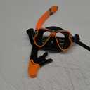 Greatever Dry Snorkel Set, Panoramic Wide View, Anti-Fog Scuba Diving Mask,Professional Snorkeling Gear Kids