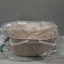 Shower Caddy Basket, Portable Large Capacity Thickened Plastic Organizer Storage Tote with Handles Drainage Toiletry Bag Bin for Bathroom, College Dorm Room Essentials, Kitchen, Camp, Gym, Khakis