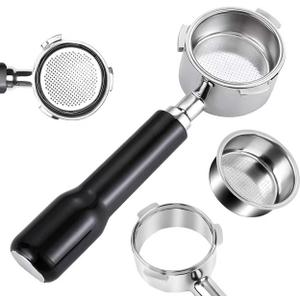 54mm Bottomless Portafilter Compatible with Breville BES870/ 878/880/ 840/500 - Premium 3-Ear Espresso Accessory for Home & Pro