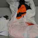 8ft Bat Pumpkin Row Stand Halloween Inflatable Outdoor Decoration, Yard Decorations with LED Lights for Outdoor Lawn, Garden, Home Holiday Party