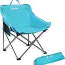 Blue Folding Yard Chair
