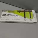 Tree Swing Hanging Straps Kit 4Ft, Robust, Reliable, and Flexible - Supports up to 2000 lbs - Effortless Setup with Sturdy Carabiners - Ideal for Hammocks, Swings, and Beyond (Black, 4FT)