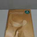 FreshCulture Beige Pillowcases Queen Size 2 Pack - Pillowcase Set - Envelope Closure - Soft Brushed Microfiber Fabric - 20x30 Inches Pillow Case Set of 2 for Home, Hotels, Schools