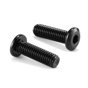 M6 x 25mm 20Pcs Flat Head Hex Socket Cap Screws Bolts, 304 Stainless Steel 18-8, Full Thread, Black Oxide by SG TZH (with Hex Spanner)