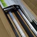 Updated Lawn Leveling Rake 40"x10", Lawn Leveler with Aluminum Rollers, Yard Leveling Rake Stainless Steel with 27-80" Adjustable Handle, Heavy-Duty Ground Leveler Suit for Garden, Golf Lawn, Farm