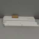 VASMIA Luggage Rack,Bamboo Suitcase Stand with Storage Shelf,Set of 2,Folding Luggage Stand for Guest Room,Hotel,Bedroom,Heavy-Duty, Holds up to 131 lb, White,VLR03W02