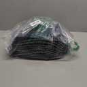 10 Pcs Wedding Light Up Cowboy Hat Led Cowboy Hat Lights Cowboy Cowgirl Hat for Wedding (Black)