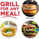 Dash Mini Maker Grill - Compact & Indoor Electric Grill - Efficient & User-Friendly Device with Nonstick Surface - Quick Heat-Up System - Easy-to-Clean & Store - Black (4 Inch Cooking Surface)