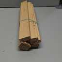 6 Pcs 15.7 Inch Wooden Drawer Slides Bottom Mount, Classic Traditional Wood Center Guide Track with Slide Glides, Replacement Inforcement Part for Drawer