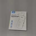 Bluetooth 5.4 Transmitter Receiver for 2 AirPods/Headphones, 2-in-1 Airplane Bluetooth Adapter with Mic for Hands-Free Calls, Low Latency, Wireless Audio Adapter for Travel Flight TV Speakers (Black)