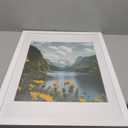 Picrit 20x28 Frame, White Poster Frame, Display Poster 16 x 20 with Mat or 20 x 28 Without Mat for Horizontal or Vertical Wall Mounting.