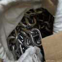 Deck Man 316 Stainless Steel 5/16" Boat Anchor Chain with 2 Pcs 3/8" Anti-Off Shackles, Marine Grade (30FT)