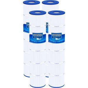 Cryspool® 07113 Filter Compatible with CX1280RE, SwimClear C5025, C5030, C5000, PA131-PAK4, C-7494, C5020, FC-1227, 4 ×131 Sq. Ft Pool Filter Cartridge, 4 Pack