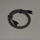 PowerBear 4K HDMI Cable 3 ft | High Speed Hdmi Cables, Braided Nylon & Gold Connectors, 4K @ 60Hz, Ultra HD, 2K, 1080P, ARC & CL3 Rated | for Laptop, Monitor, PS5, PS4, Xbox One, Fire TV, & More