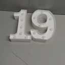 19th Birthday Decorations for Her&Him, 19th Birthday Centerpieces Table Decorations for Girls&Boys,Light Up Numbers 19 Sign for Party Backdrop Wall Decor