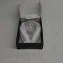 Kakashi 6000mAh Portable Neck Fan Rechargeable, Bladeless Operated Wearable Personal Fan with 3 Speeds, 360Cooling Leafless Hanging Neck Fan Blow Cold Air for Travel Outdoor (White)