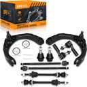 10 Pcs 4WD Front Upper Control Arm Kit for Dodge Ram 1500
Compatible with Dodge Ram 1500 2006-2008 4WD 5-Lug w/Lower Ball Joints Sway Links Inner Outer Tie Rods