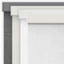 AOSKY Linen Roller Blinds Shades for Indoor Windows Pull Down Cordless Blackout Black Out Window Shade 37 inch Blinds for Home Linen
