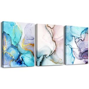 MHARTK66 Minimalist Abstract Ink Wall Paintings Large Size Wall Decor Living Room Canvas Wall Art For Bedroom Frame Wall Decorations For Office Wall Pictures Prints Room Home Decoration 3 Piece Set
