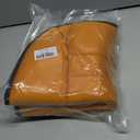 Car Seat Cushion Pad, Memory Foam Automotive Butt Cushion with Non-Slip Silicone Bottom, Breathable Driver Seat Protector for Vehicle, Home and Office Chairs (Orange)