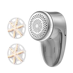 Ruidla Fabric Shaver Lint Remover, Sweater Shaver with Replaceable Stainless Steel 6-Leaf Blades, Fabric Defuzzer for Clothes Fuzz, Lint Balls - Battery Operated