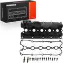 A-Premium Engine Valve Cover with Valve Cover Gasket & Bolts Compatible with Volkswagen Beetle 2006-2018, Golf 2010-2014, Jetta 2005-2014, Passat 2012-2014, Rabbit 2006-2009, L5 2.5L