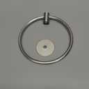 Besteffie Adhesive Towel Ring Wall Mount Hand Towel Ring Self Adhesive Towel Hanger Premium SUS304 Stainless Steel Rustproof Brushed Nickel, Kitchen, Bathroom Hand Towel Holder