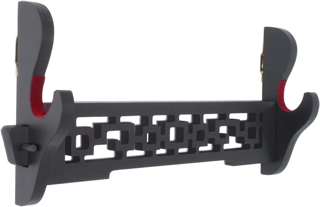 Sword Holder Wall Mount Samurai Sword Katana Wakizashi Display Holder Stand Bracket Hanger 1-Tier