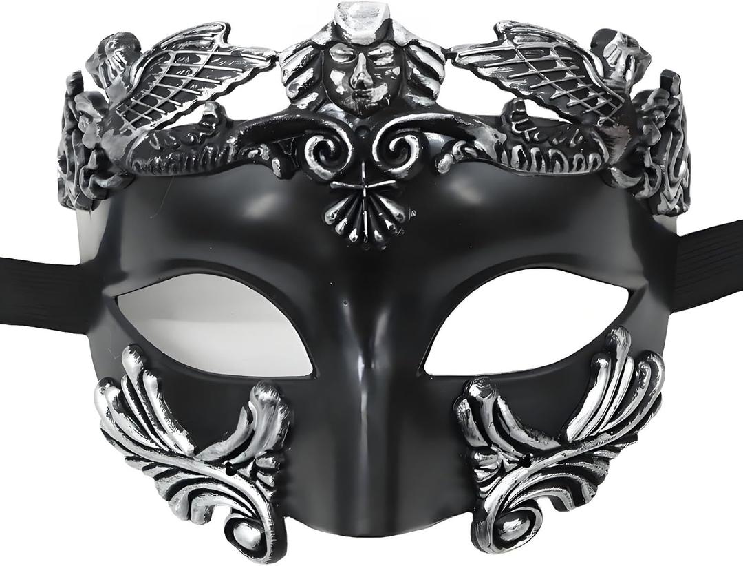Men's masquerade black masks Venice masks are used for Halloween masks, carnival masks, and Easter parties.