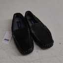Josmo Boys Moccasin Driving Loafers - Casual Dress Penny Slip On Boat Shoes (Toddlers - Little Kids - Big Kids) (Black -2)