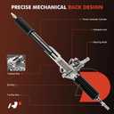 A-Premium - Hydraulic Power Steering Rack and Pinion Compatible with Toyota 4Runner 2003-2009 4.0L 4.7L, FJ Cruiser 2007-2009 4.0L & Lexus GX470 2003-2009 4.7L