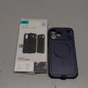 ESR for iPhone 17 Pro Max Case, 7X Military-Grade Drop Protection, Shock-Absorbing Rugged Cover with Camera Control Button, MagSafe Accessories Compatible, Cyber Series, Navy Blue