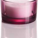 Red Tealight Candle Holders - Set of 18, Round Glass Candle Holder, 2" Diameter - CH03 - Aubergine Purple