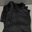 Men Costume Outfit Men Uniform Black Set Top Pants Halloween (3X-Large)