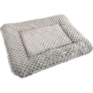 Small Animal Bed Mat, Soft & Warm, Suitable for Guinea Pig, Hamster, Rabbit, Rat and Bearded Dragon (X-Large(13.3''x9.4''), Mesh Grey)