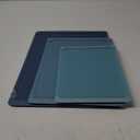 COOK WITH COLOR Extra Large Cutting Board Set, Jumbo-Sized Boards with Rubber Border for Enhanced Cooking Experience, 3-Piece, Blue