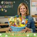 24 Pack Easter Fillable Containers Plastic Bunny Chick Carrot Shaped Treat Box Colorful Diamond Egg Novelty Easter Hunt Basket Stuffers Filler Shell for Classroom Prize Spring Party Favor