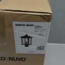 Nuvo Lighting 60/5615 Vega Post One Light Lantern 100-watt Outdoor Porch and Patio Lighting with Clear Seeded Glass, Classic Bronze