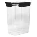 Airtight Food Storage Container with Lid Clear/Grey - optimal for pantry organization flour sugar and food storage