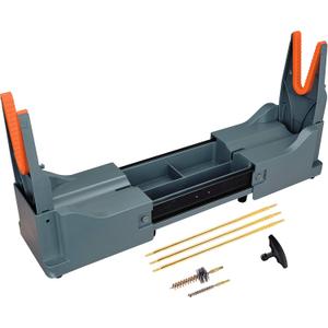 Raiseek Gun Cleaning Stand Compact Rifle Shotgun Range Stand for Cleaning (Grey)