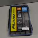 Plano StowAway 3700 Waterproof Stow Tackle Box, IPX7 Waterproof, with Rustricor, Single Latch Design, Transparent DuraView Lid, Stackable Storage for Fishing Bait, Lures and Gear