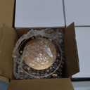 Lichamp LED Camping Lantern, 4 Pack Battery Powered Flashlight for Power Outages, Portable Collapsible Hanging Light Essential for Home, Outdoor, Emergency Lamp Survival Kit Gear for Hurricane, Gold