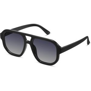 livho Trendy Polarized Square Aviator Sunglasses Women Men Square Eyewear Frame, Retro Sun Glasses for Women Men 2025 Shades