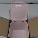 Minky Homecare Kitchen Compost Bin  Countertop Food Waste Caddy with Easy Wipe Clean Interior  Made in The UK, 0.9gal, Dusty Pink